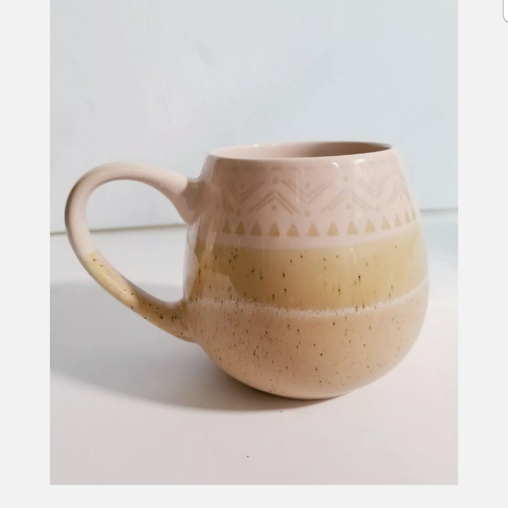 Pfaltzgraff 80s Style 16 Oz. Coffee Mug Shine and Matte Glaze Speckled